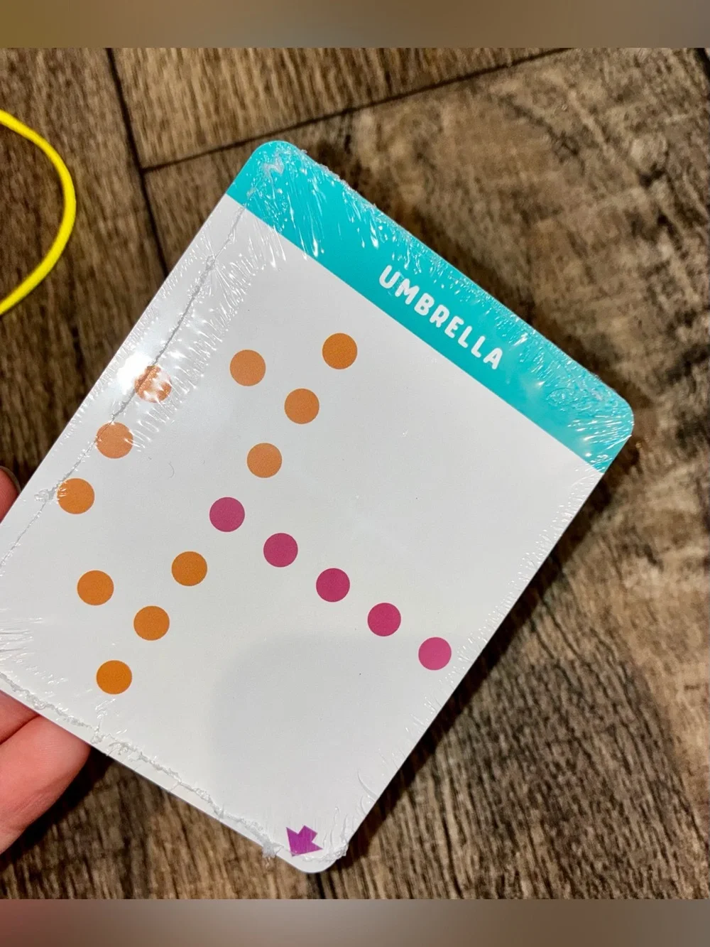 Magnetic Puzzle Game with Yellow Wand - Multicolor Beads